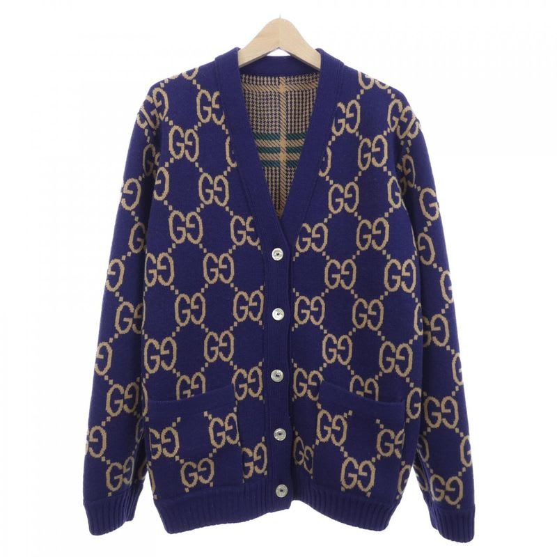 Gucci Xkcfx Navy Cardigan