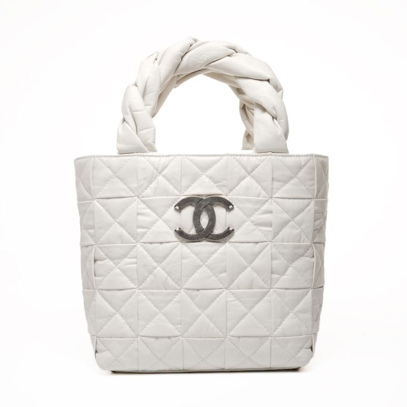 Chanel Handbag Leather CC Logo