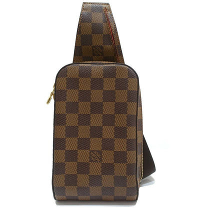 Louis Vuitton Geronimos Belt Bag Damier Ebene Canvas Brown Gold