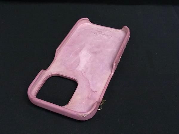 Christian Dior Christian Dior Lady Dior Cannage Leather Iphone15 Leather Phone