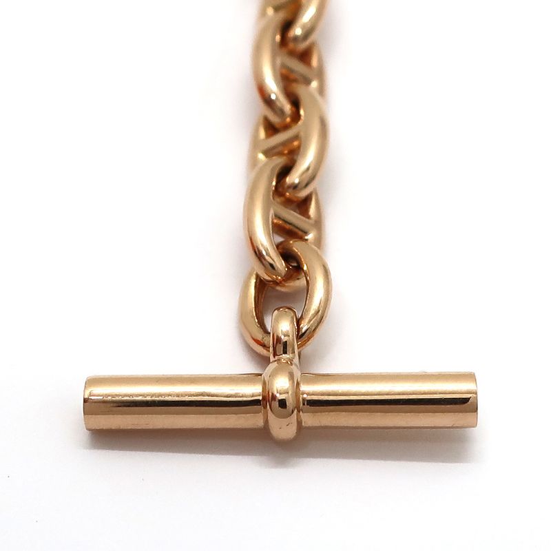Hermes Chaine D'ancre T PM 750pg Bracelet 24 Pieces Pink Gold Jewelry