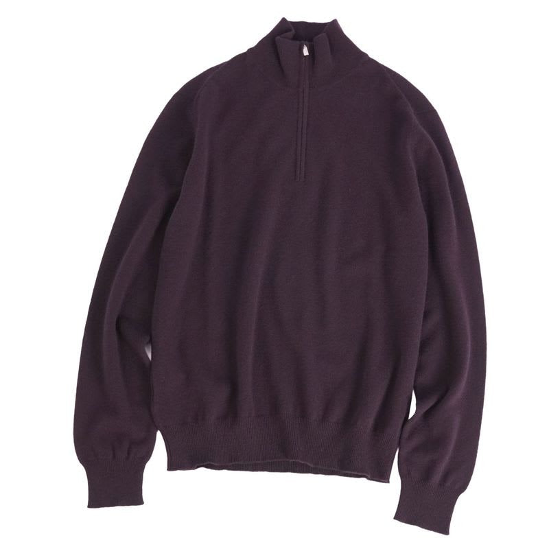 Hermes Knit Sweater Half Zip Long Sleeve