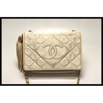 Chanel Quilted GD Metal Fittings Shoulder Bag