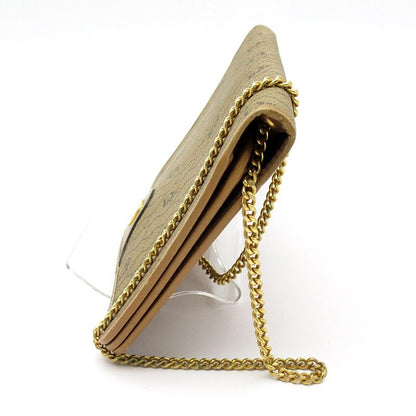 Dior Honeycomb Chain Shoulder Bag PVC Leather Women's Shoulder Bag Brown