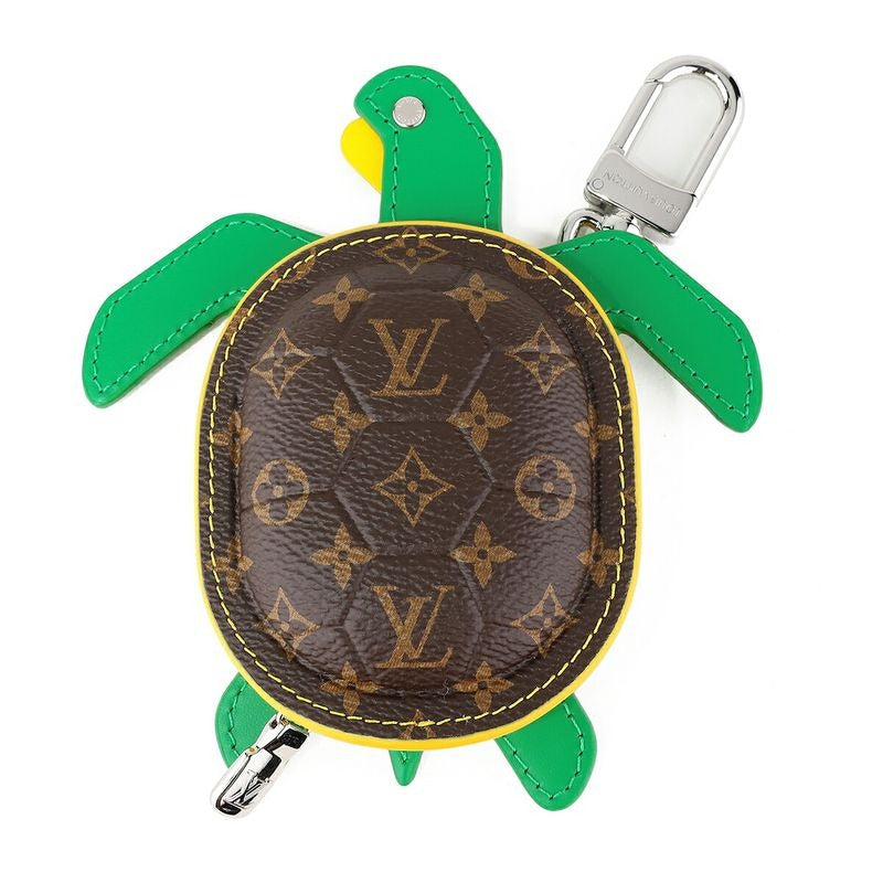 Louis Vuitton Key Holder Keyholder Turtle Brown Green