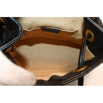 Gucci GG Marmont Backpack Leather Black
