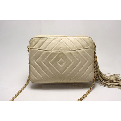 Chanel Diamond Stitch GD Metal Fittings Shoulder Bag