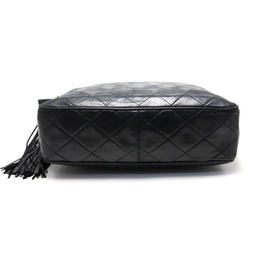 Chanel Quilted GD Metal Fittings Shoulder Bag