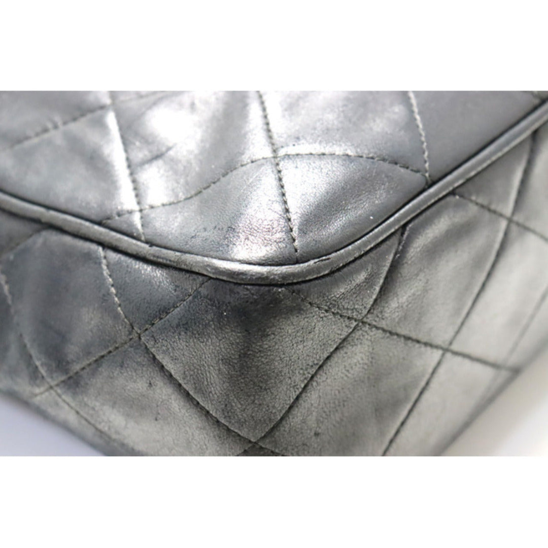 Chanel Quilted GD Metal Fittings Shoulder Bag