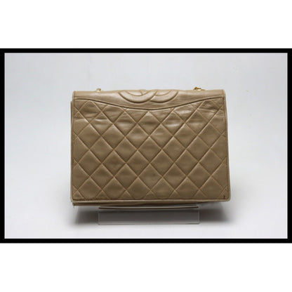 Chanel Quilted GD Metal Fittings Shoulder Bag