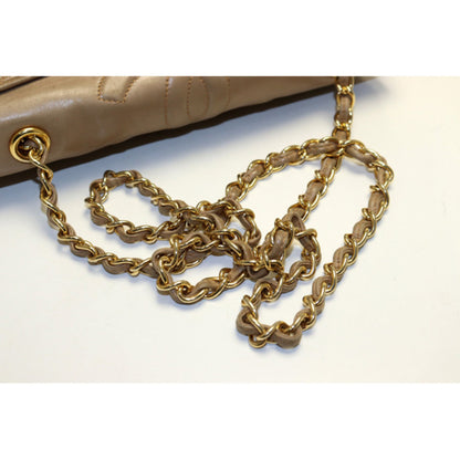 Chanel Quilted GD Metal Fittings Shoulder Bag