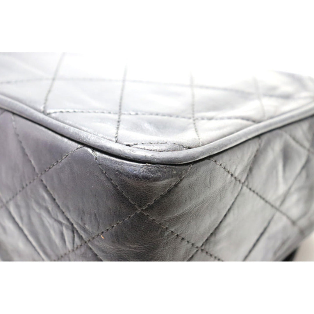 Chanel Quilted GD Metal Fittings Shoulder Bag