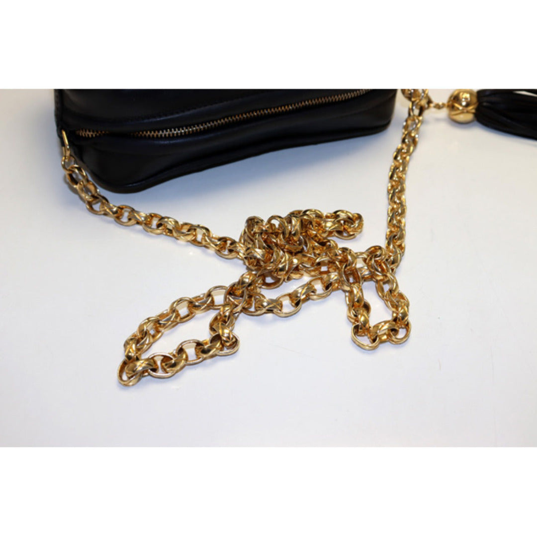 Chanel Quilted GD Metal Fittings Shoulder Bag
