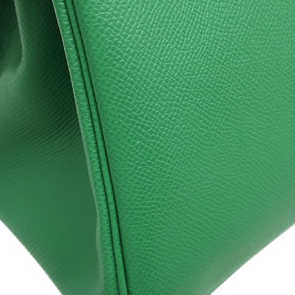 Hermes Handbag Birkin 30 Vaux Epson Cactus Gold Hardware Green D Engraved Box