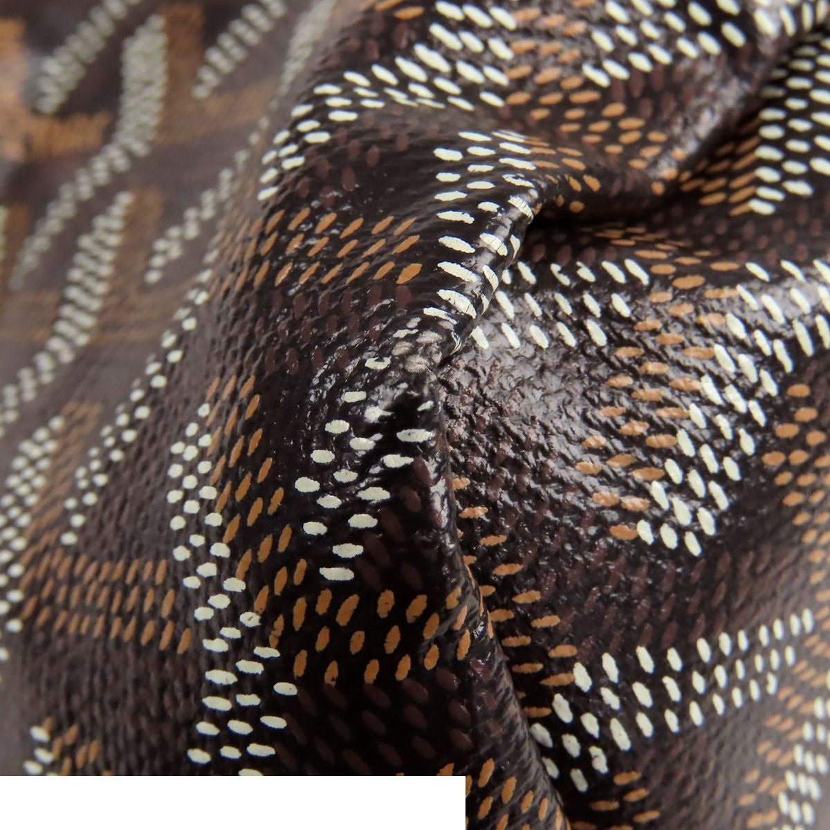 Goyard Saint Louis GM Black Brown Canvas Leather Tote Bag — view 7