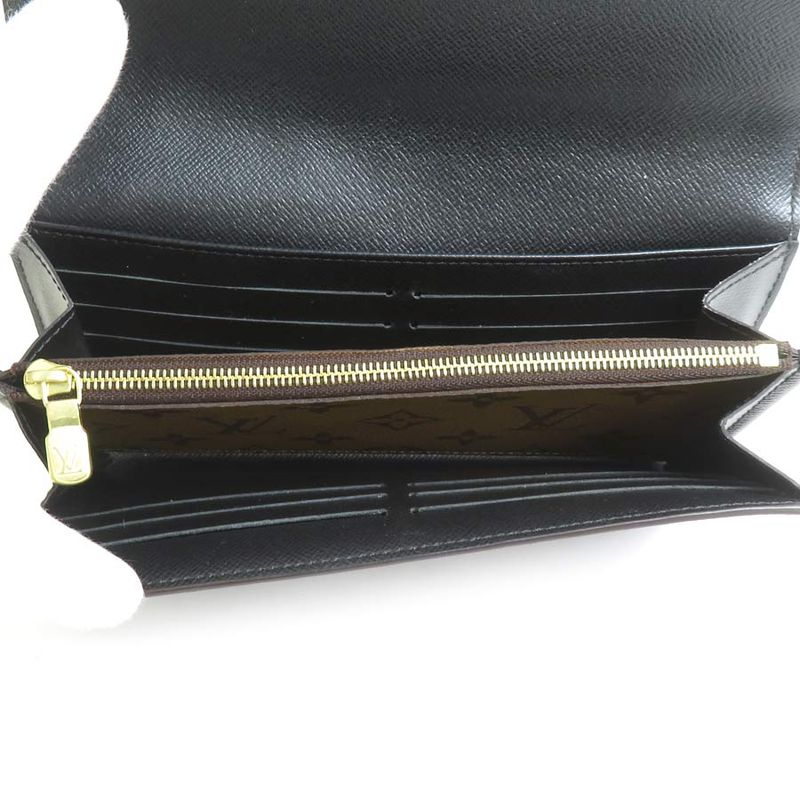 Louis Vuitton Long Wallet Monogram Reverse Portefeuille Sarah M80726
