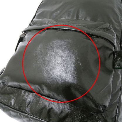 Bottega Veneta Bag Men's Brand Backpack Lambskin Dark Green Large Capacity