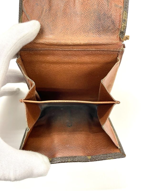 Louis Vuitton Monogram Porte Monet Bier Carte Cles Di Trifold Wallet W Hook