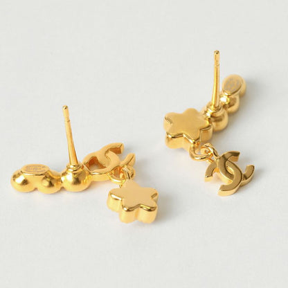 Chanel Earrings Stud Earrings Gold