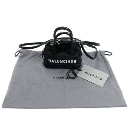 Balenciaga Ville Top Hand Mini Shoulder 2 Way Shoulder Bag Black 639756 Ladies