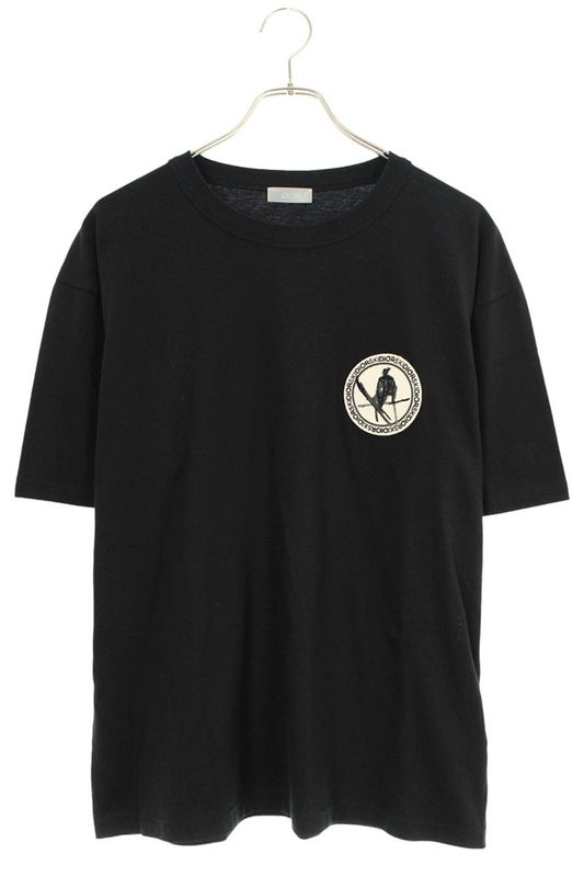 Dior 413j696b0817 Front Patch Cotton T-shirt Men S