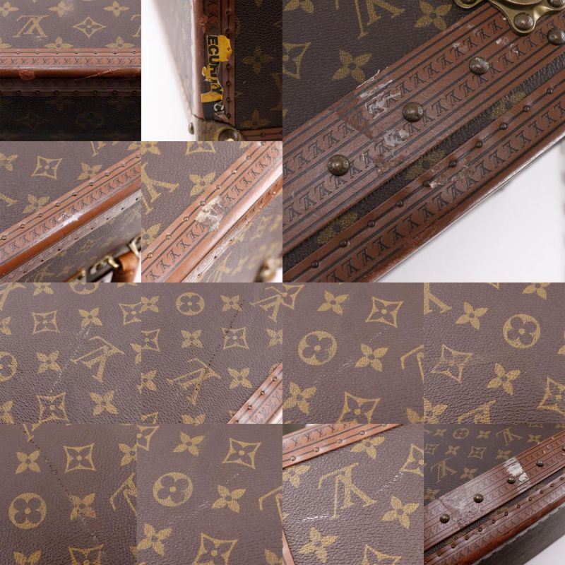 Louis Vuitton Arzeal 75 M21225 Monogram Canvas Brown Unisex Trunk