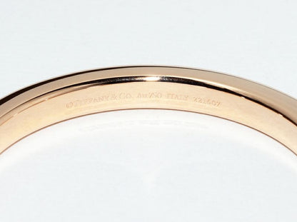 Tiffany & Co Bangle Bracelet 18K Pink Gold Rock Bangle Extra Large