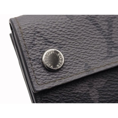 Louis Vuitton Discovery Compact Wallet Trifold Wallet Monogram Eclipse Canvas