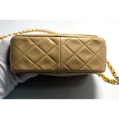 Chanel Quilted GD Metal Fittings Shoulder Bag