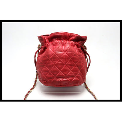 Chanel Quilted GD Metal Fittings Shoulder Bag