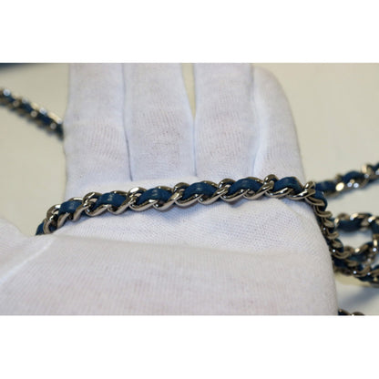Chanel Quilted Metal Fittings Chain Wallet