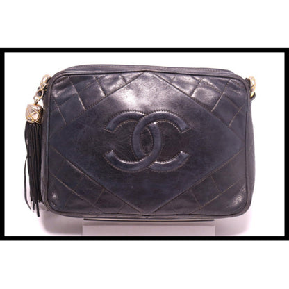 Chanel Quilted GD Metal Fittings Shoulder Bag