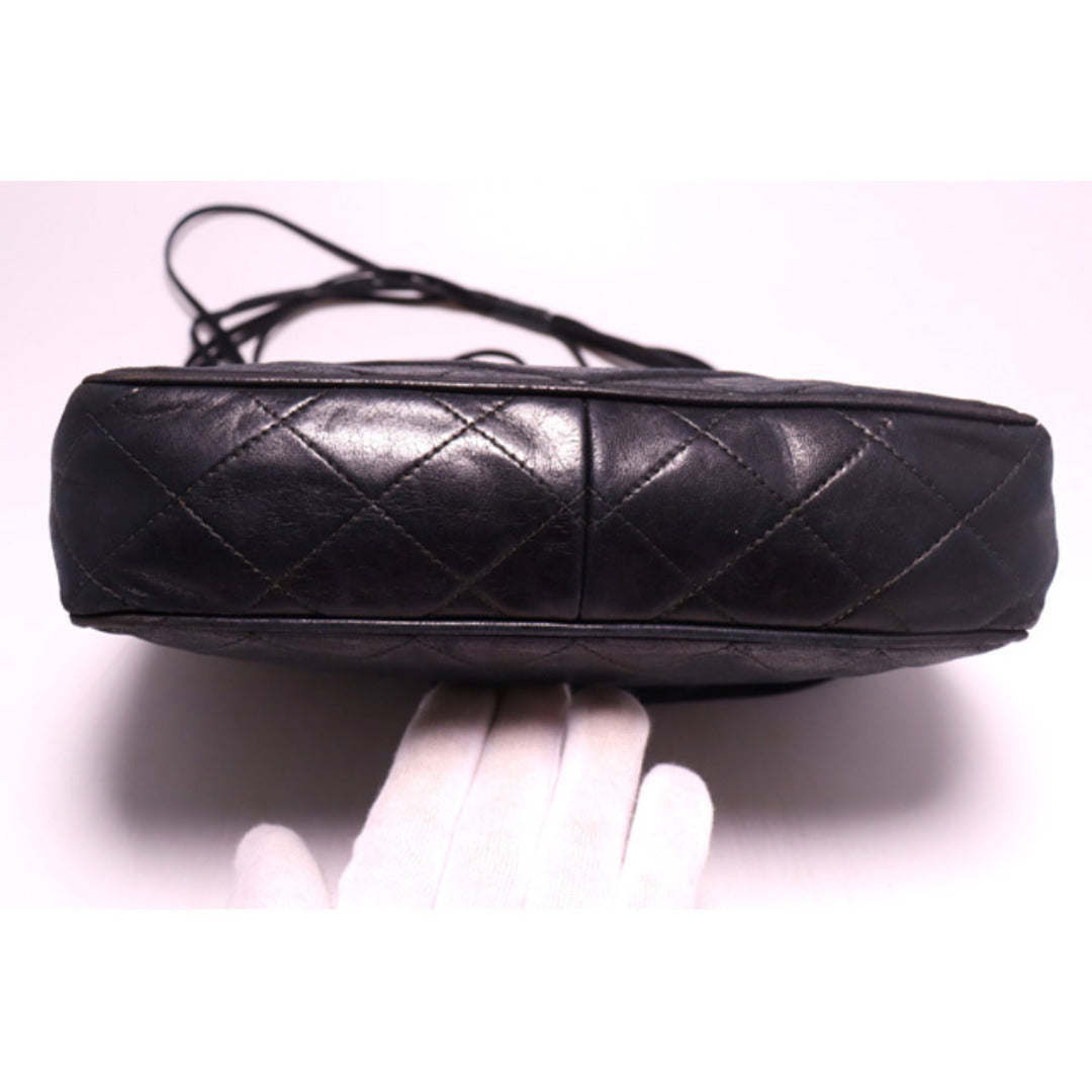 Chanel Quilted GD Metal Fittings Shoulder Bag