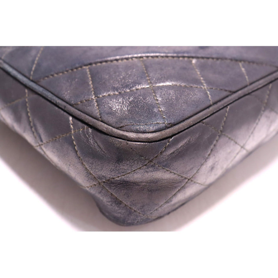 Chanel Quilted GD Metal Fittings Shoulder Bag