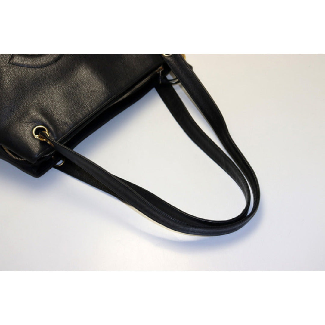 Chanel Jumbo CC Logo GD Metal Fittings Shoulder Bag