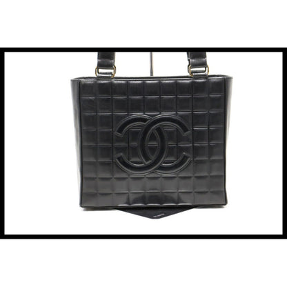 Chanel Chocolate Bar Big Coco GD Metal Fittings Tote