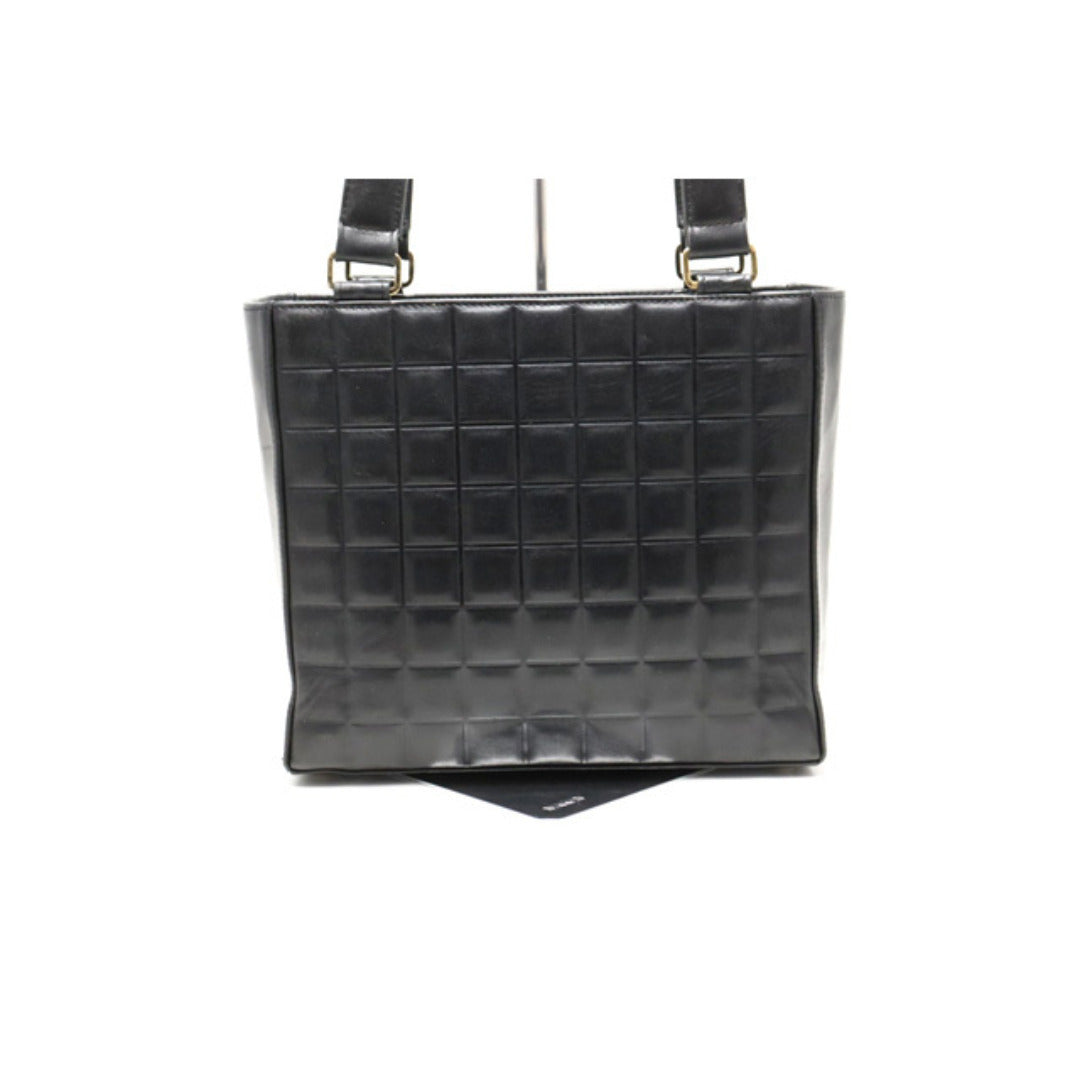 Chanel Chocolate Bar Big Coco GD Metal Fittings Tote