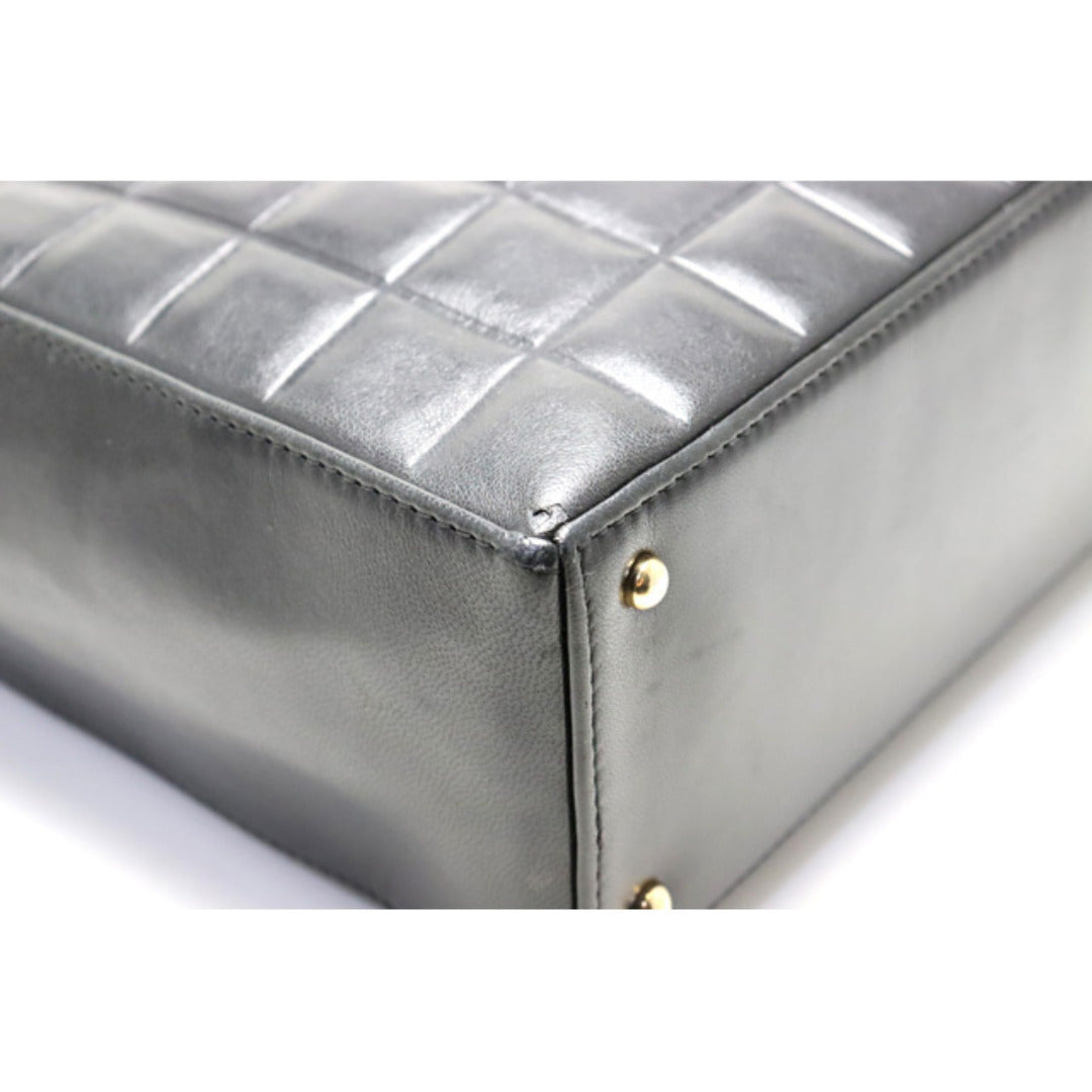 Chanel Chocolate Bar Big Coco GD Metal Fittings Tote