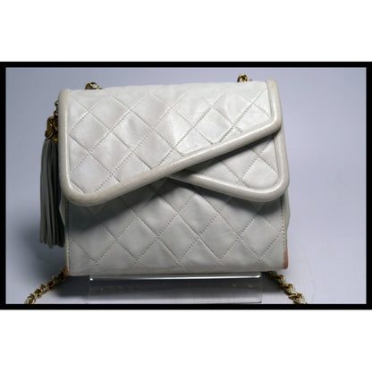 Chanel Quilted GD Metal Fittings Shoulder Bag