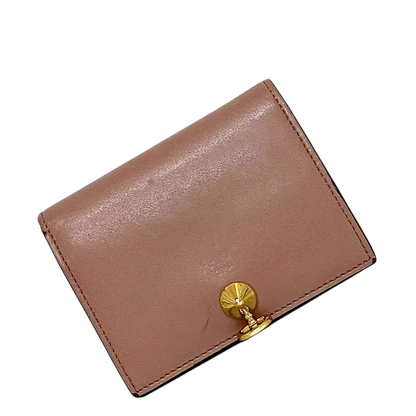 Fendi Bifold Wallet Pink Beige Bytheyard 8m0387 Wallet