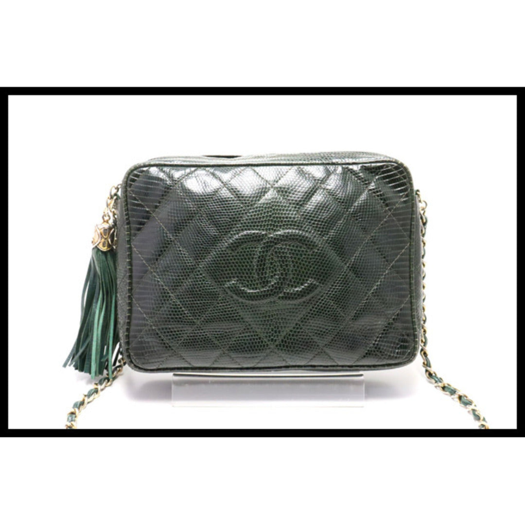 Chanel Quilted GD Metal Fittings Shoulder Bag