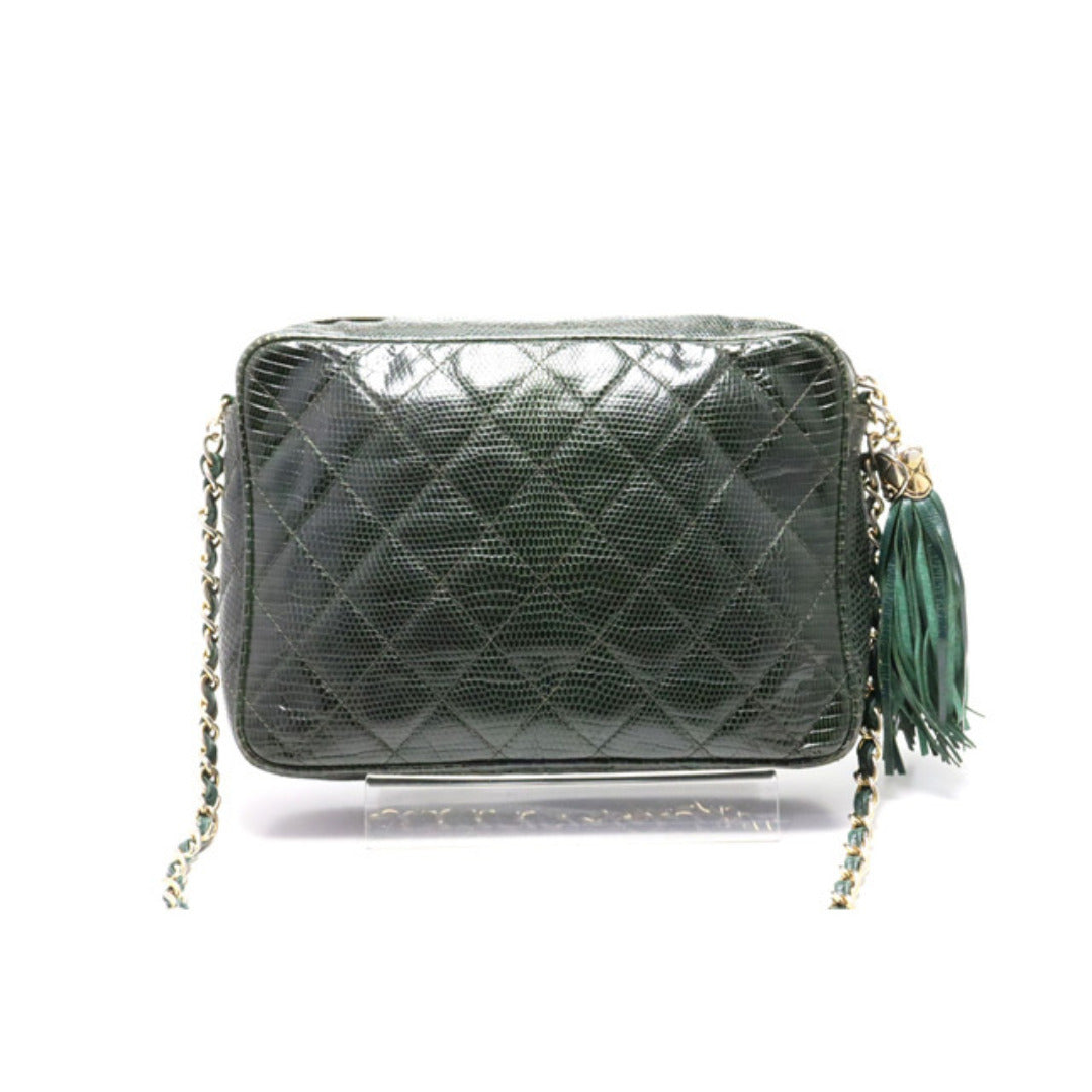 Chanel Quilted GD Metal Fittings Shoulder Bag