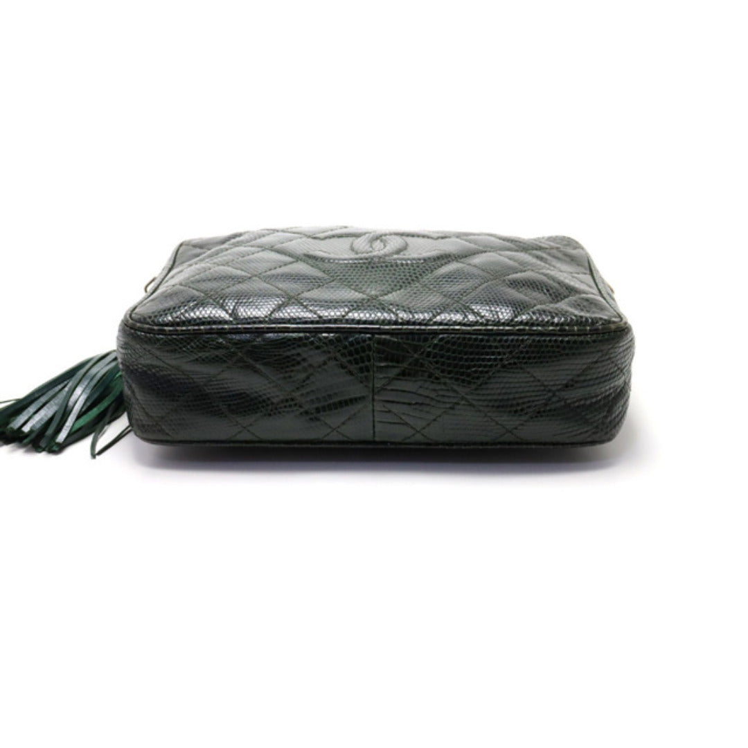 Chanel Quilted GD Metal Fittings Shoulder Bag