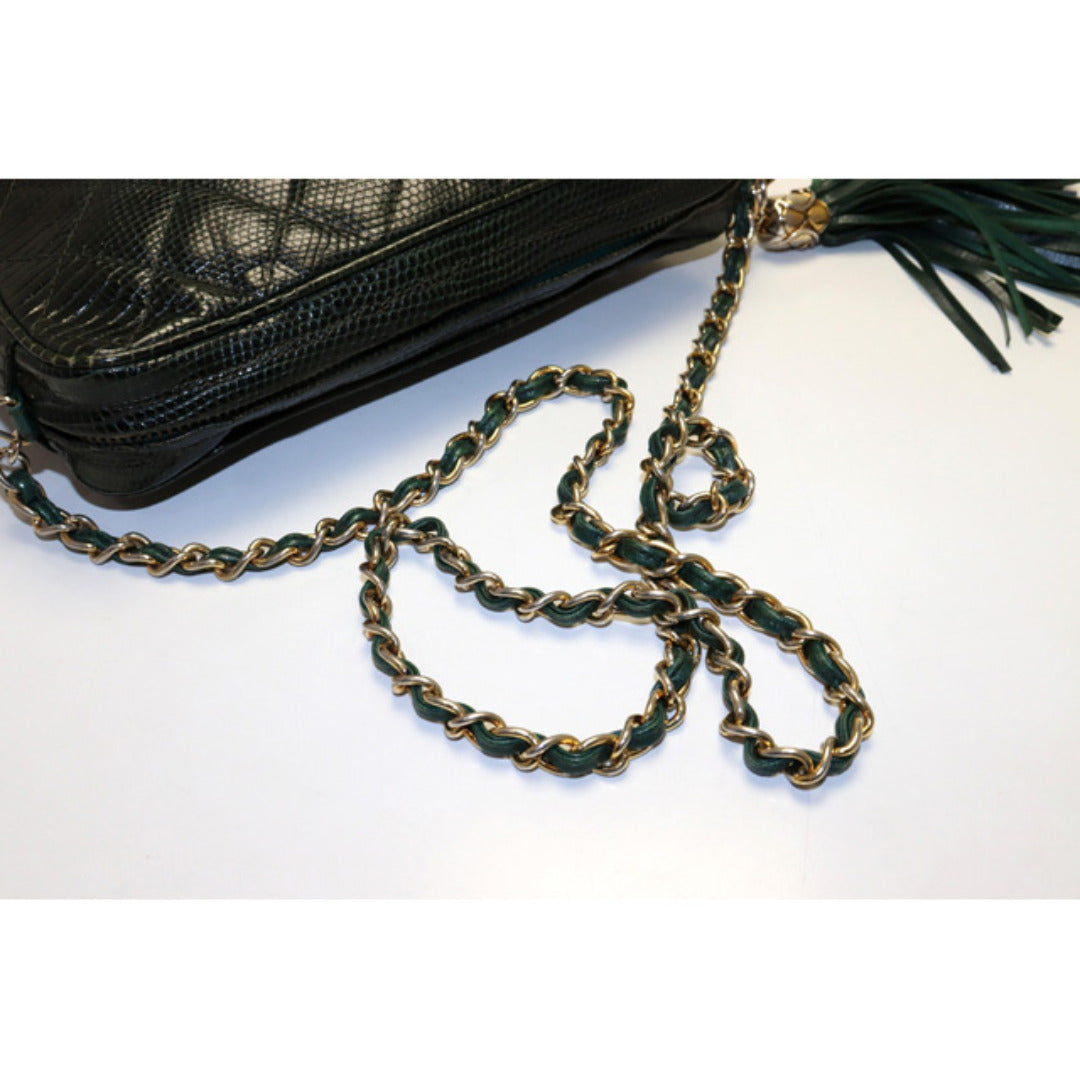 Chanel Quilted GD Metal Fittings Shoulder Bag