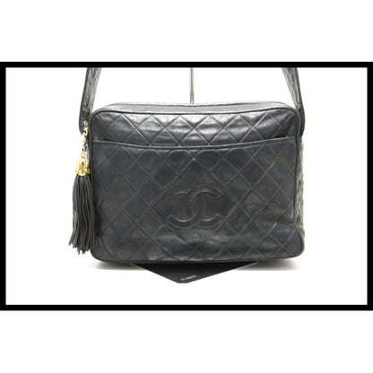 Chanel Quilted GD Metal Fittings Shoulder Bag
