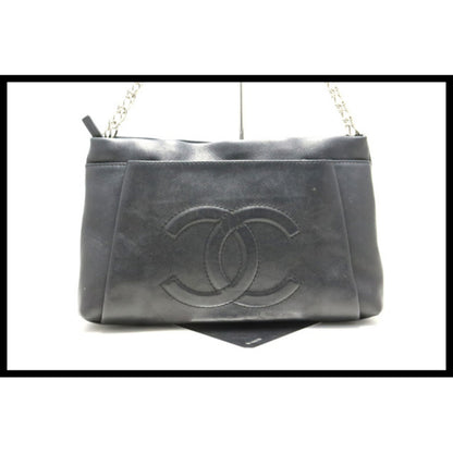Chanel Jumbo CC Logo GD Metal Fittings Shoulder Bag