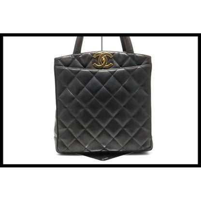 Chanel Quilted GD Metal Fittings Tote