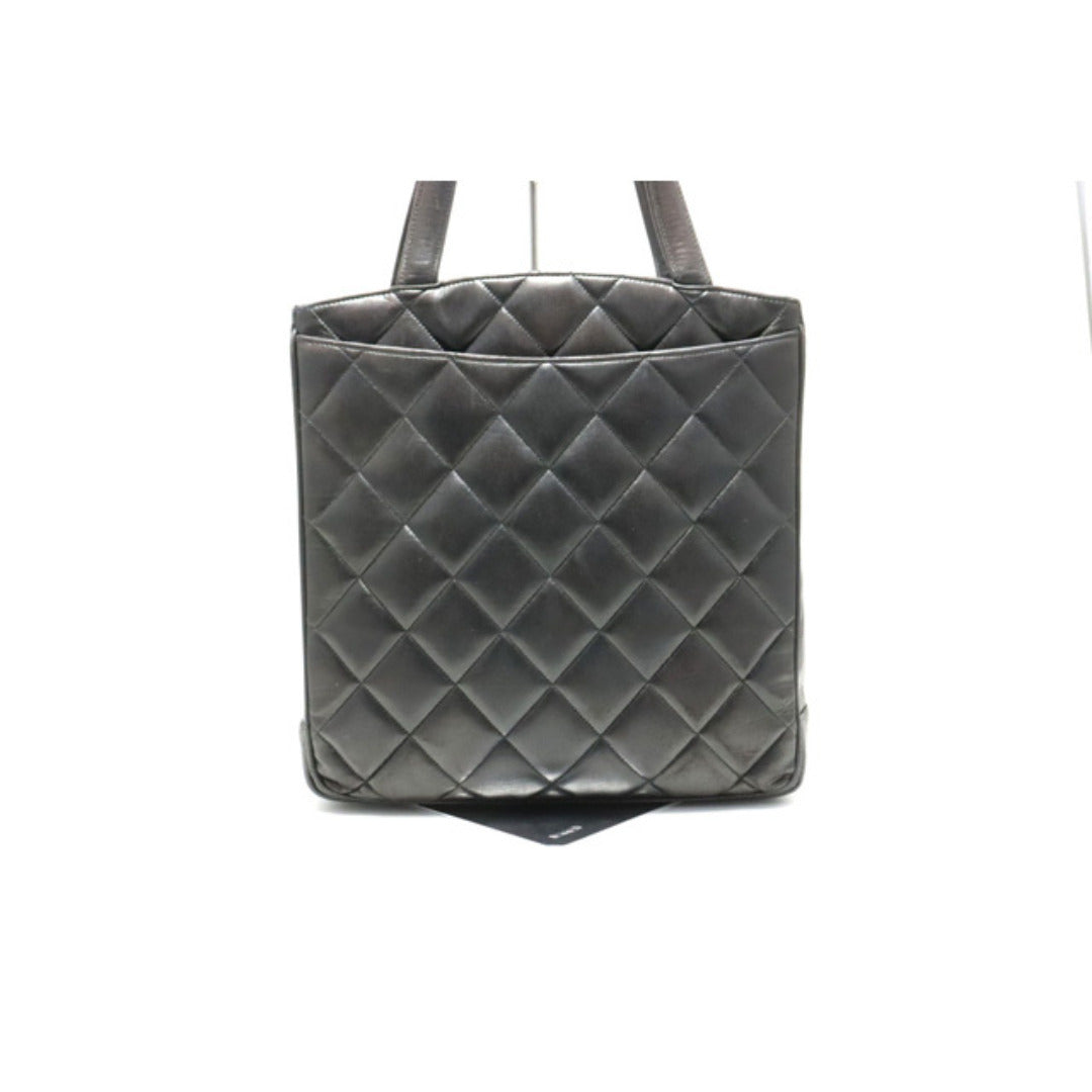 Chanel Quilted GD Metal Fittings Tote