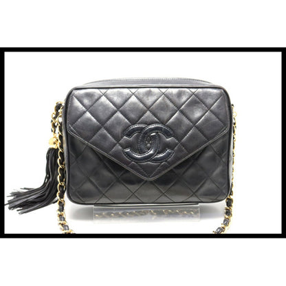 Chanel Quilted GD Metal Fittings Shoulder Bag
