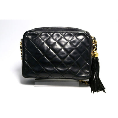 Chanel Quilted GD Metal Fittings Shoulder Bag